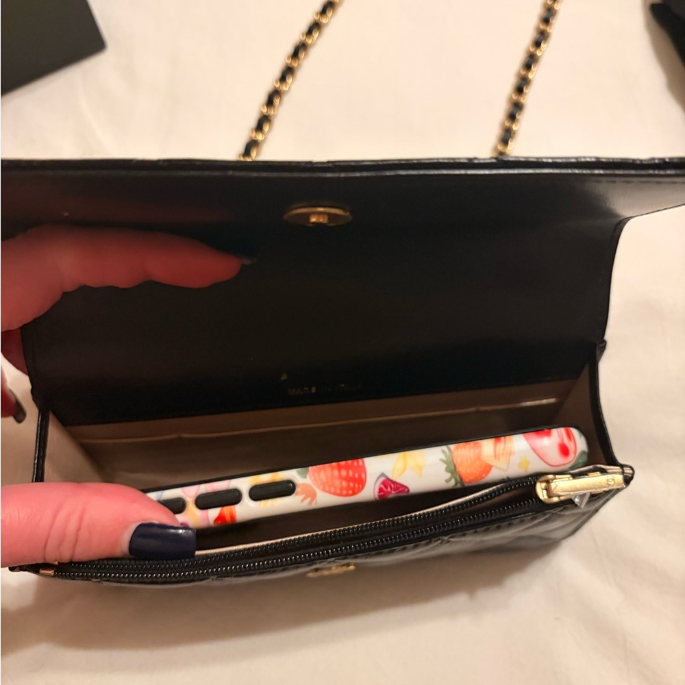 Chanel Black Quilted Mini Bag with Gold Chain - Picture 8 of 11